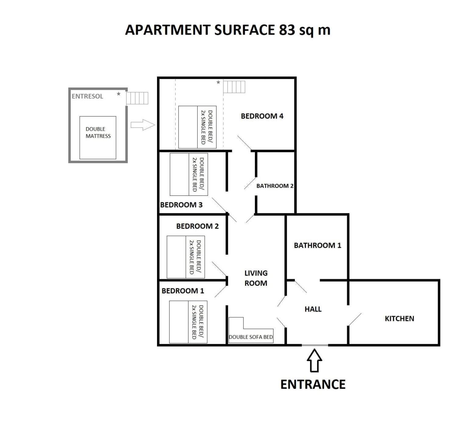 Ground Floor Family Apartment Krakow Bagian luar foto